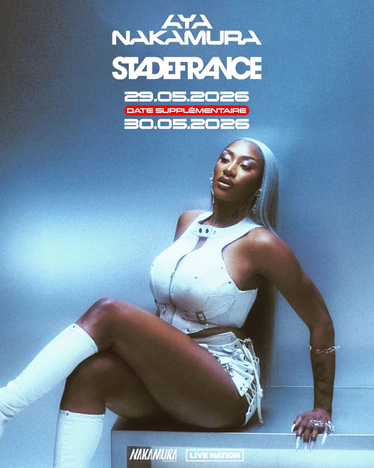 Aya Nakamura - Stade de France, Paris - Vendredi 29 mai 2026 à 18h