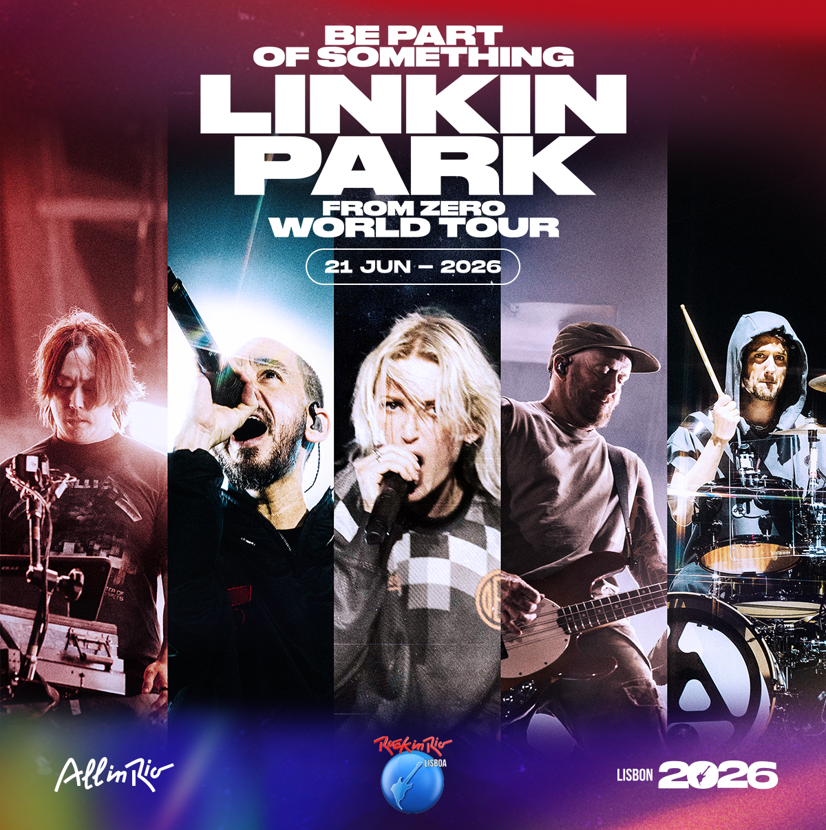 Linkin Park - From Zero Tour - Stadion Letzigrund, Suisse - Mardi 30 juin 2026