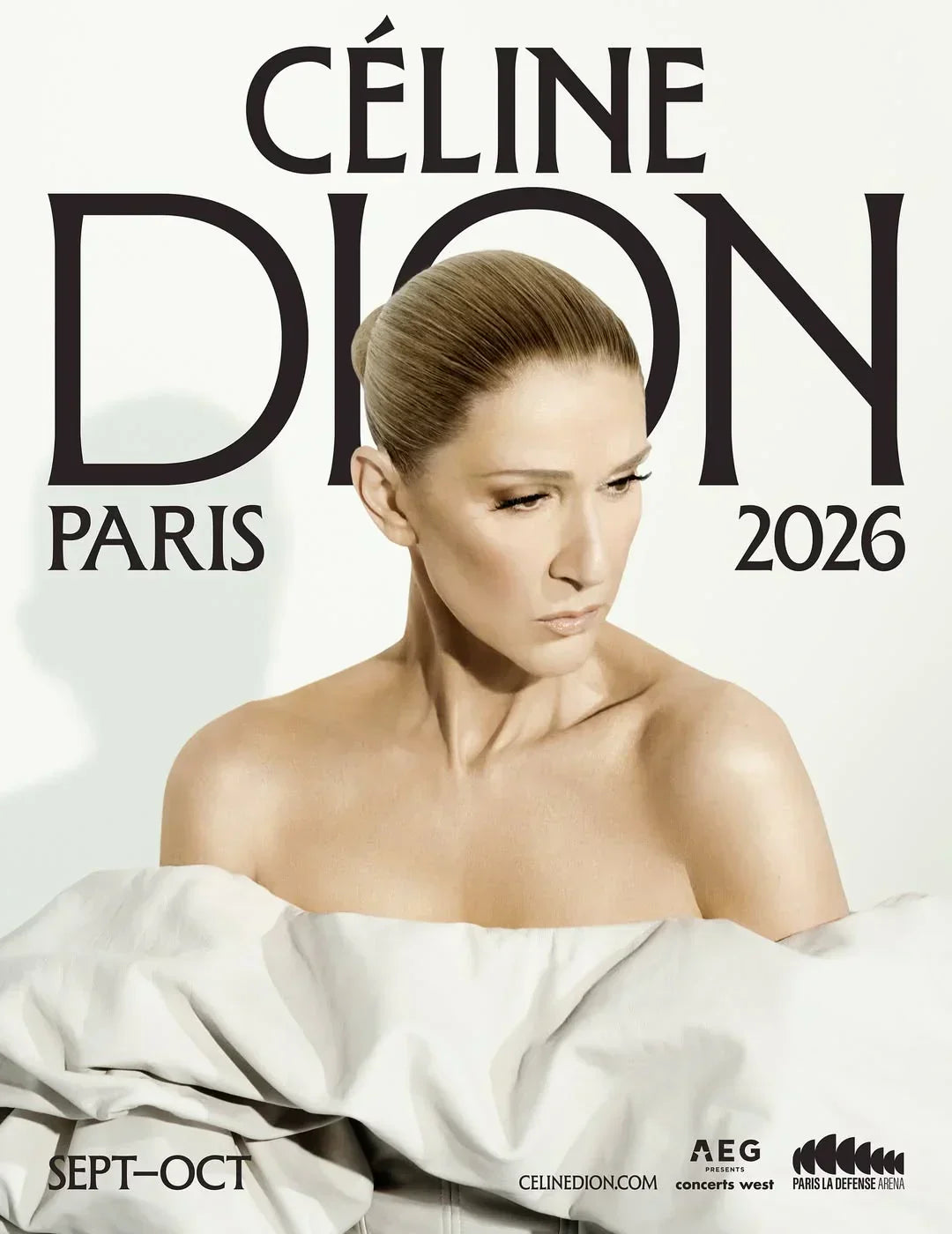 Céline Dion – Paris La Défense Arena – Paris – Mercredi 7 octobre 2026 à 20h
